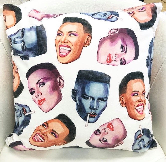 Grace faces - quirky cushions