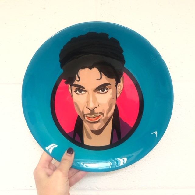 Prince - personalised dinner plates by ArtWOW