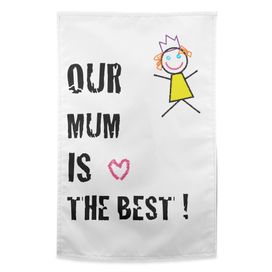 Design own tea towel and make a unique Mother's day gift (from baby)