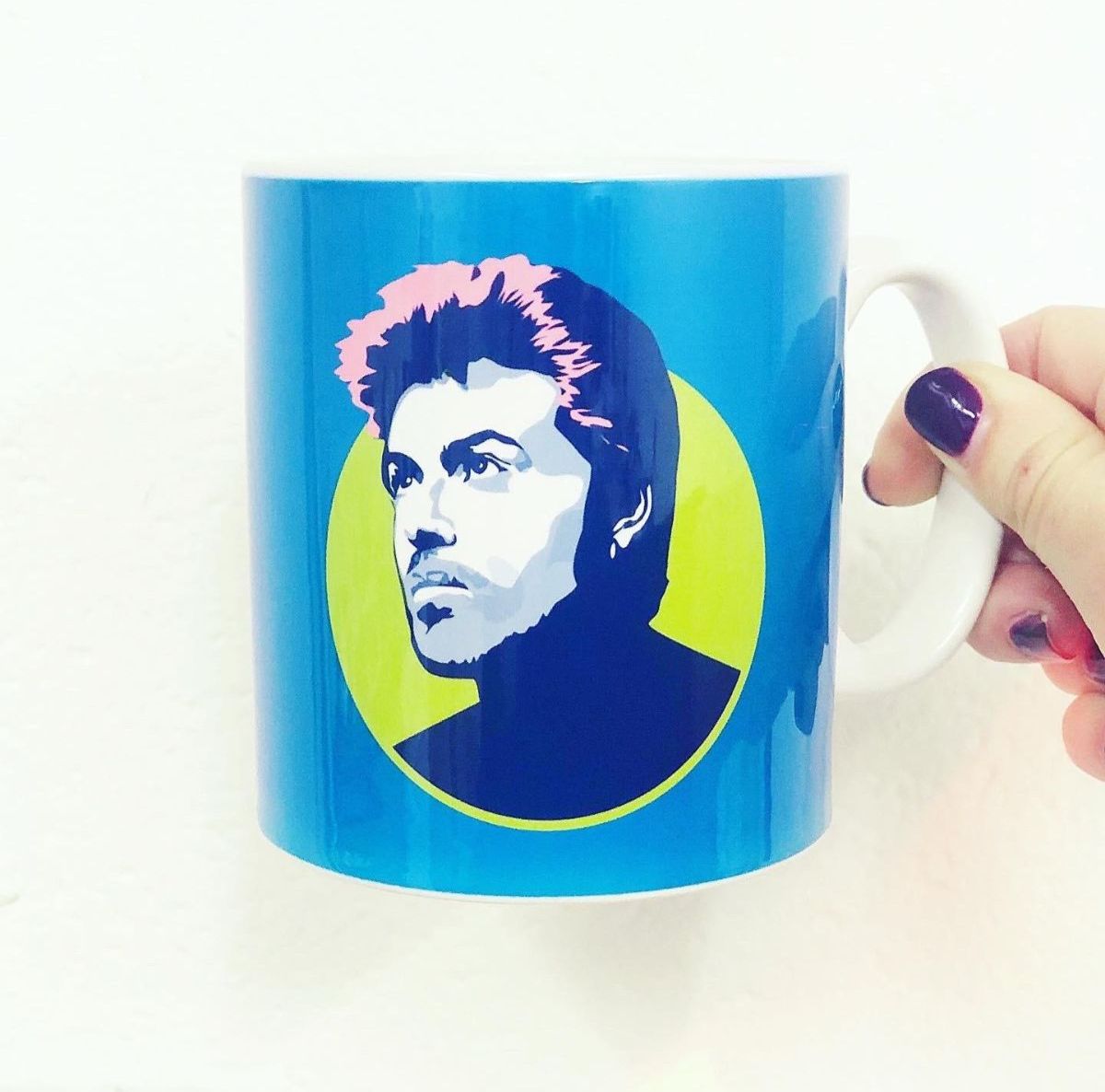 George Michael custom photo mug on ArtWOW
