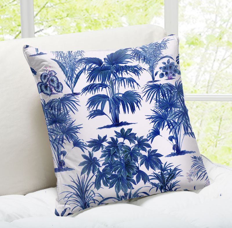 Wallace Elizabeth designer: Palm Willow – buy personalised cushions on ArtWOW