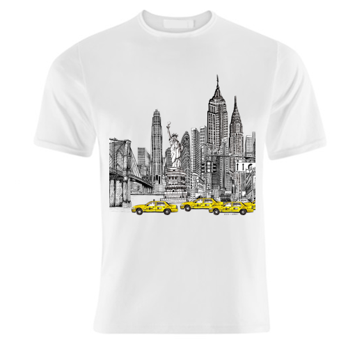 New York skyline t shirt on Art WOW