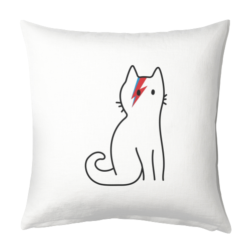 Cat Bowie - quirky cushions by Arif Rahman for ART WOW