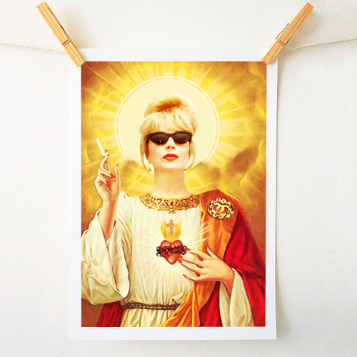 Patron Saint Of Fab: Patsy - personalised home prints designed by Wallace Elizabeth