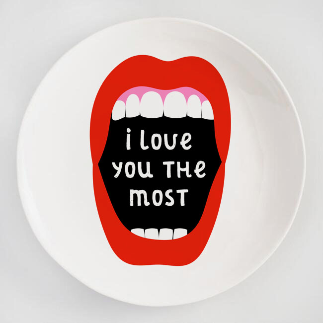 I Love You The Most (plate) by Adam Regester