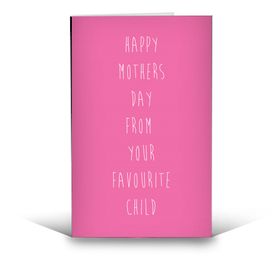 Personalised mother gifts: congratulations cards
