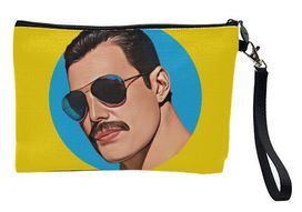 Unique makeup bags with Freddie Mercury - a great idea for Mother's day gift