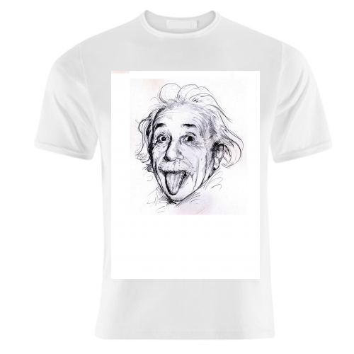 Albert Einstein - tshirt print by Art Wow