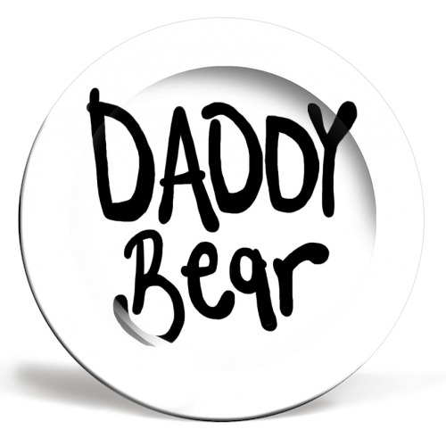 Daddy bear dinner plate by Art Wow