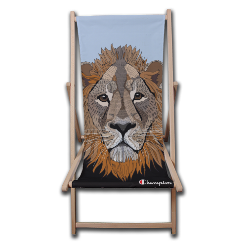 The champion - canvas deck chairs with prints