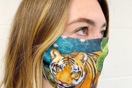 Jungle Tiger - washable face mask