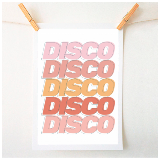 Disco Disco by The Native State - Buy personalised framed prints on Artwow.co