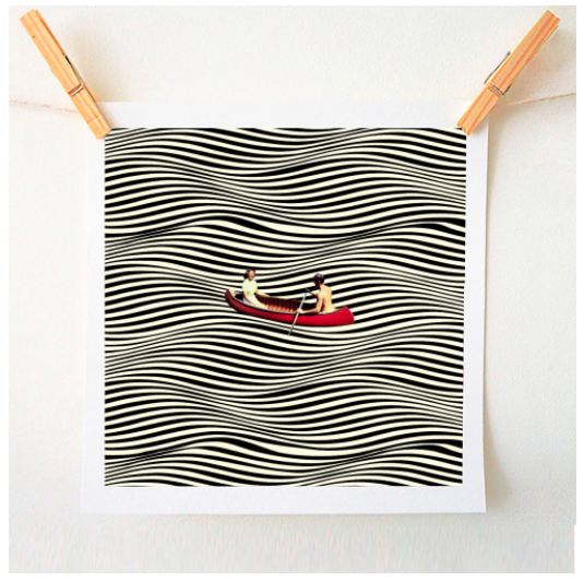 Illusionary Boat Ride by Taudalpoi - awesome art prints from UK