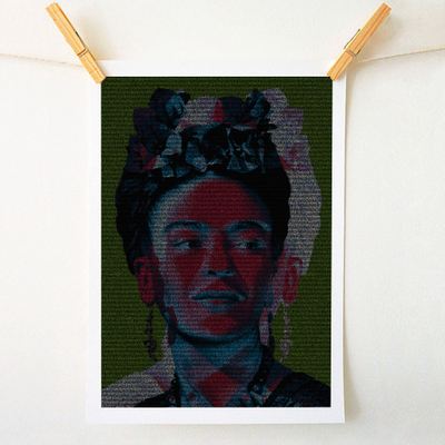 Frida - cool art prints created by ART WOW designer Roboticewe
