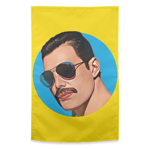Freddie Mercury - custom tea towels designed by ART WOW designers