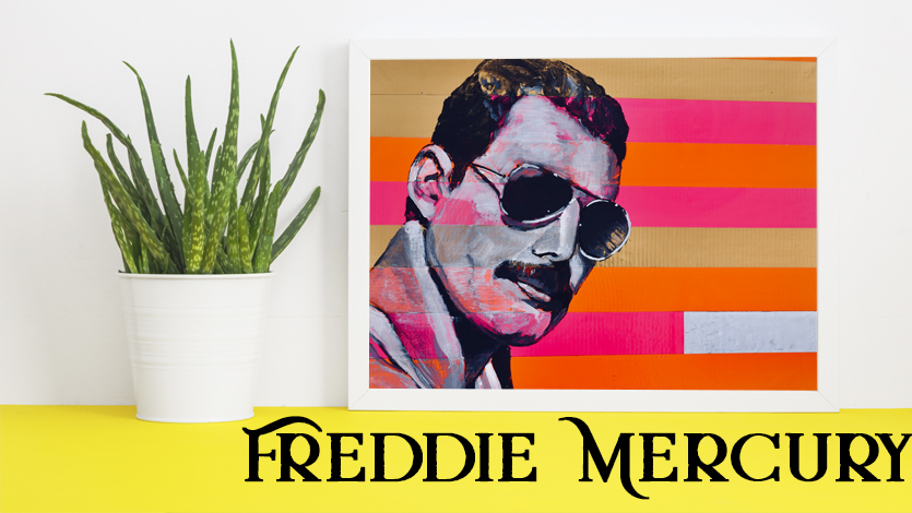 Freddie Mercury art works on Artwow.co