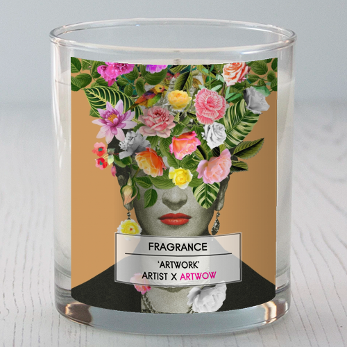 Frida Floral - personalised scented candles by Desirée Feldmann for ART WOW