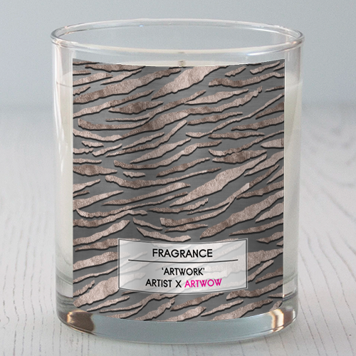 TIGER ANIMAL PRINT GLAM - buy scented candles online designed Anita Bella Jantz for Art WOW