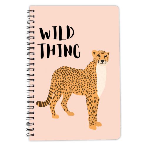 Wild Thing - A5 spiral notebook designed by Art Wow artists