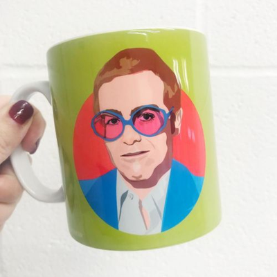 Elton John - custom photo mug created by ART WOW designer