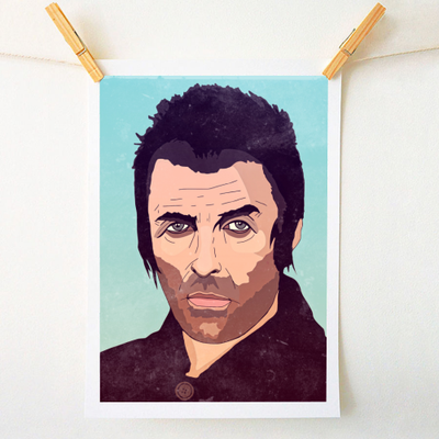 Liam Gallagher - cool prints from UK created by Artwow artist