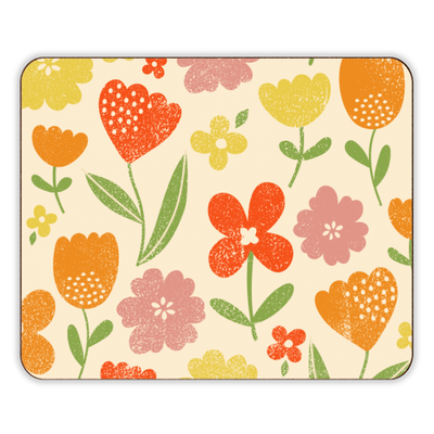 Summer Floral - personalised placemat designed by Art WOW artist