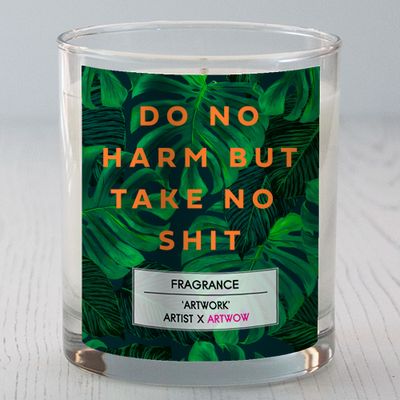 Do no harm take no sh*t - perfume scented candles by Art Wow artist