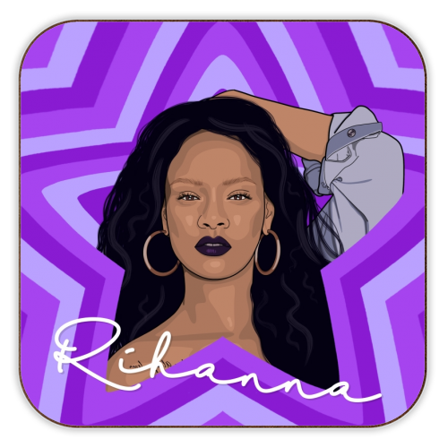 Rihanna coaster on Art WOW