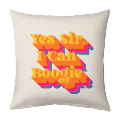 I can boogie - cushion photo print designed by ART WOW artist