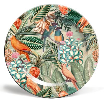 Beautiful flower and animal - designer dinner plates at Art Wow