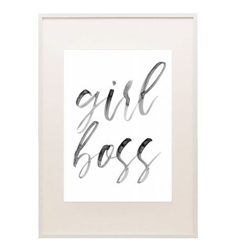 Girl boss - art prints at artwow.co