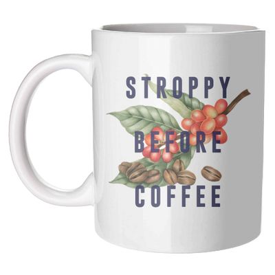 Stroppy before coffee - custom photo mug on Artwow.co