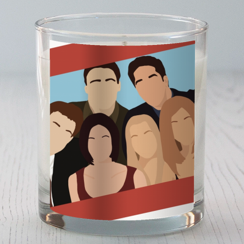 Friends tv show - group portrait - wholesale scented candle
