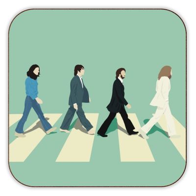 Buy a beer coaster on Art WOW: ABBEY ROAD - THE BEATLES