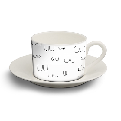 Buy personalised tea cup and saucer on Art Wow, wholesale