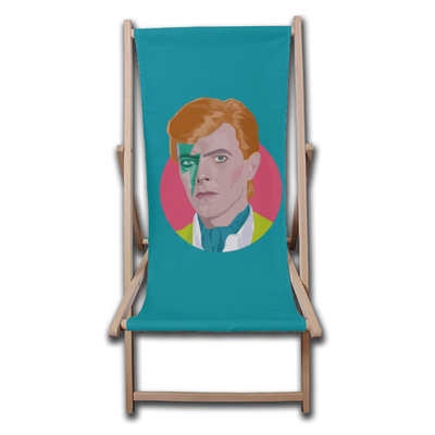 Buy garden deck chairs on Art WOW: David Bowie by Sabi Koz