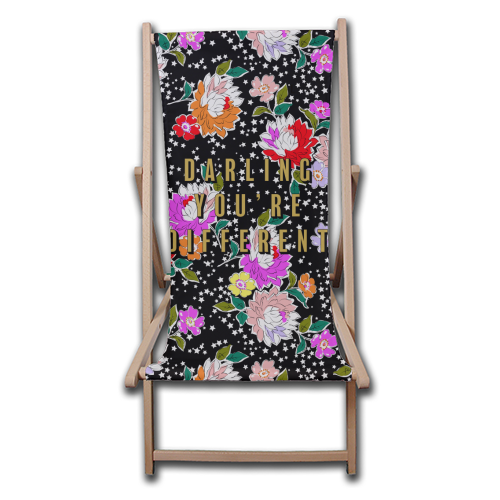 Darling you're different - Buy printed deck chairs on Art WOW, wholesale
