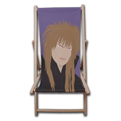 Buy personalised deck chair on Art Wow: David Bowie by Cheryl Boland