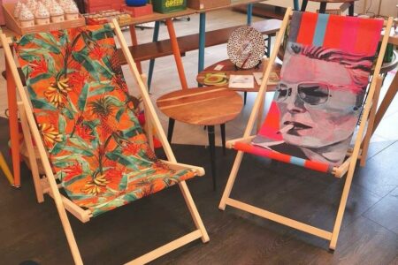 canvas deck chairs on Artwow.co