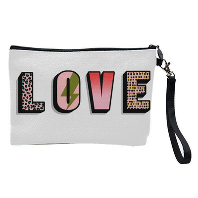 Buy makeup pouch bag on Art WOW - LOVE by Nichola Cowdery designer