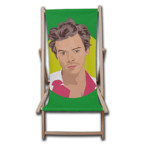 Buy printed deck chairs on ArtWow, wholesale - Harry Styles deck chairs