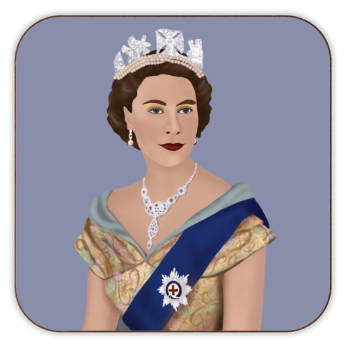 The young queen - Beer coaster at Art WOW, wholesale