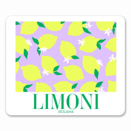 Limoni mouse mat by Art Wow designer Pearl & Clover