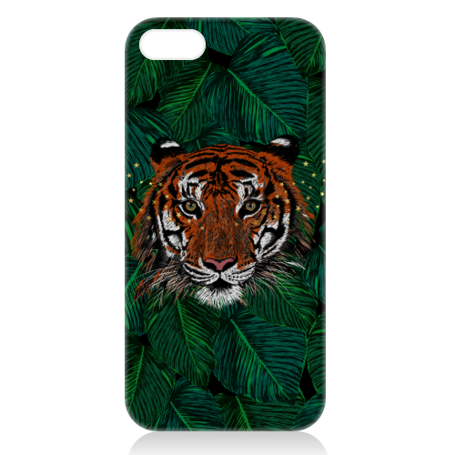 Starlight tiger phone case by Artwow designer Pearl & Clover