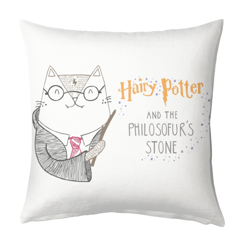 Hairy Potter designer cushions on Art WOW