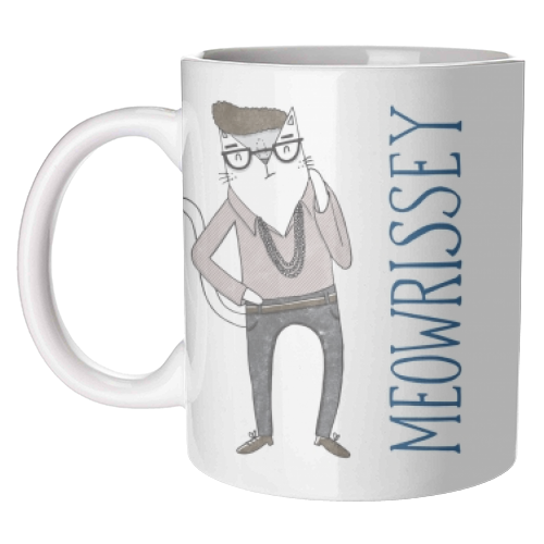 Meowrissey coffee mugs by Art Wow