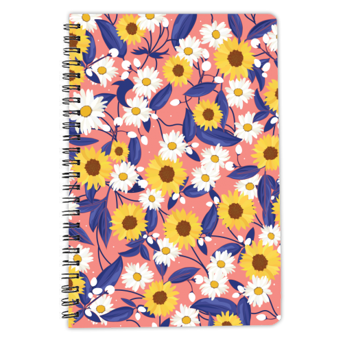 Sunflower power notebook on Art WOW