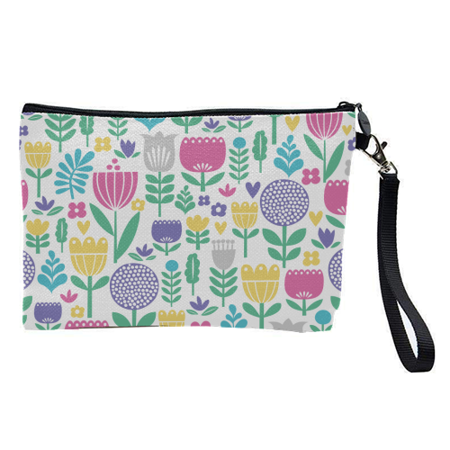 Floral pattern - cosmetic bag at ArtWow, wholesale