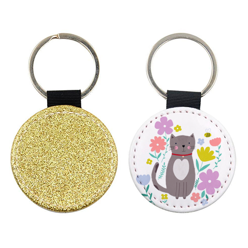 Spring Cat keyring by Art Wow