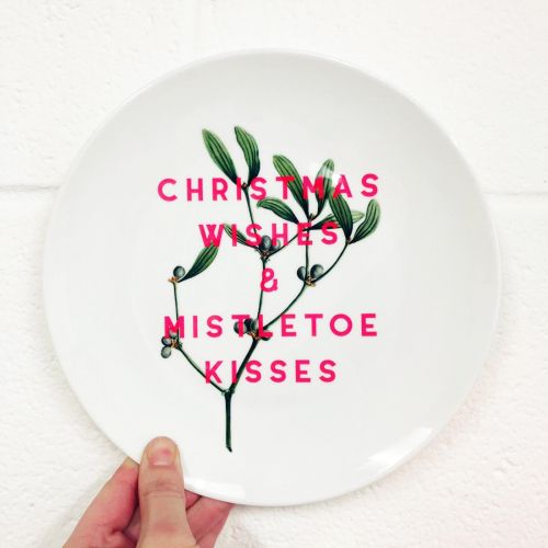 Christmas wishes - dinner plate on Art WOW